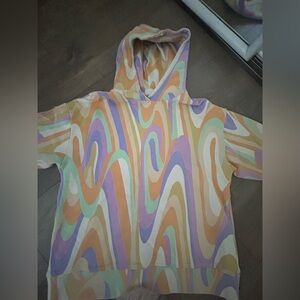 Zara Pastel Multicolor Hoodie